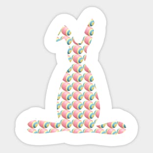 Easter Bunny Delicious Chocolate Lover Sticker